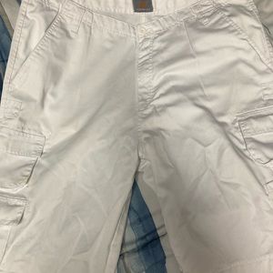 Men’s Roadblock White Cargo Shorts